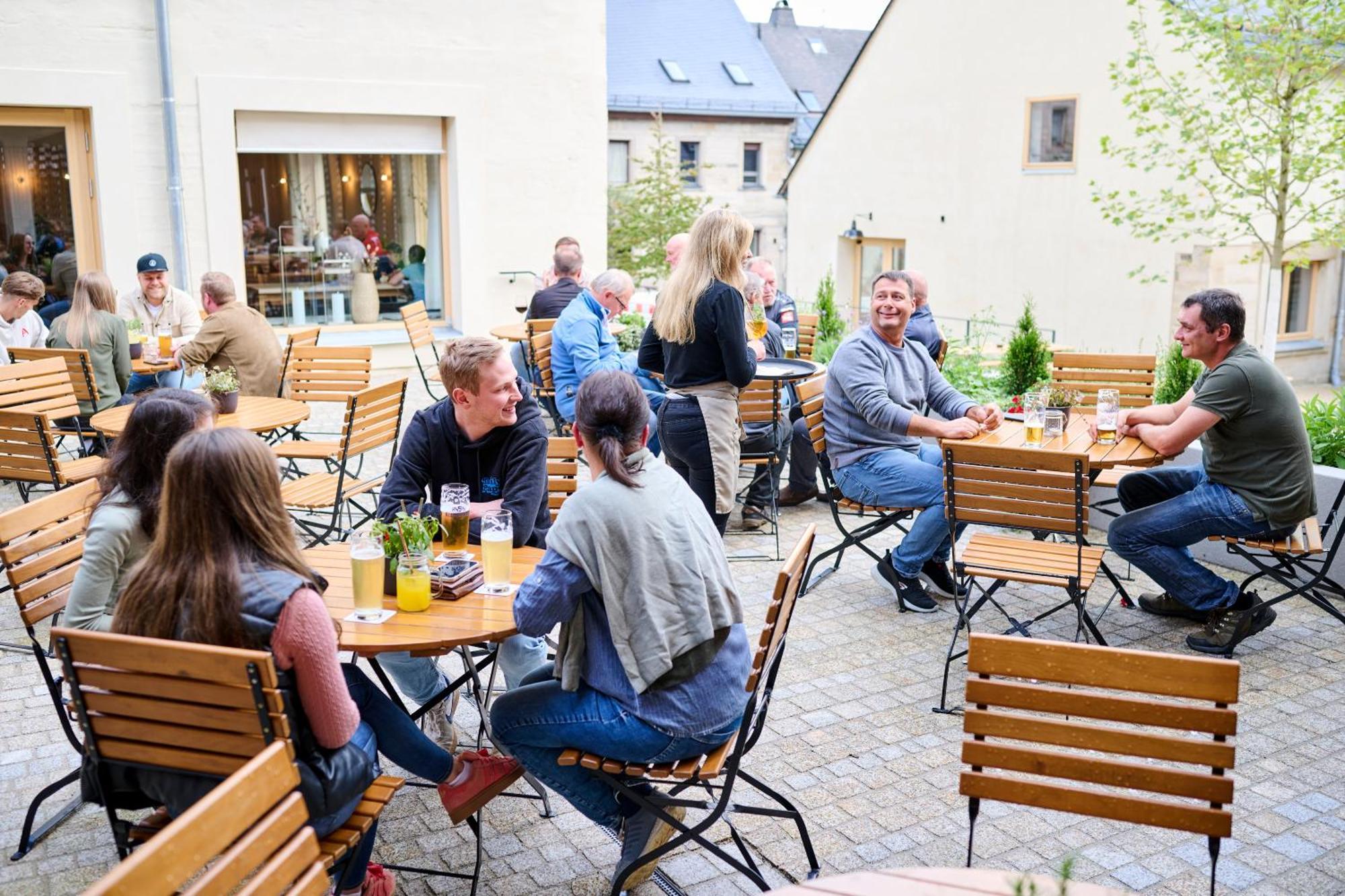 Schwarzes Kreuz Gasthaus Pension Teuschnitz 外观 照片
